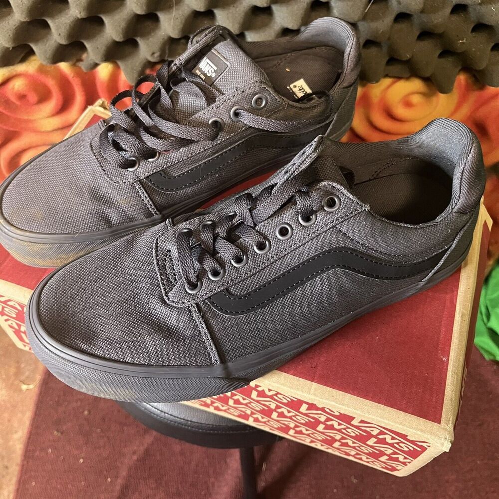 Vans Old Skool "Black" Men's 9.5 - VN000D3HBKA Low Top Casual
